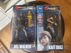 Gears of War 4 - Del Walker & Kait Diaz 7” Colour Tops Figure McFarlan