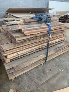 Hardwood timber planks and Fence palings