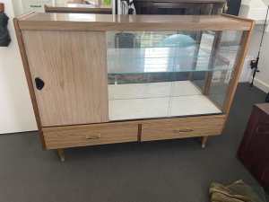 Retro Crystal Cabinet For Sale.