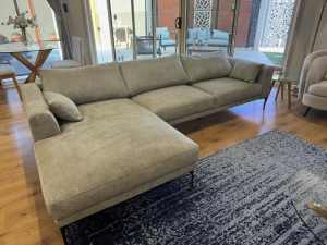 4 Seater Lounge Chaise Near New