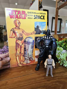1979 star wars book plus 2 figures. individually priced 