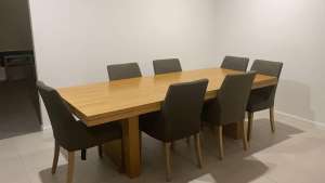 Hard Wooden Table With chairs
