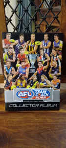 AFL Team Coach 2022 collector album.