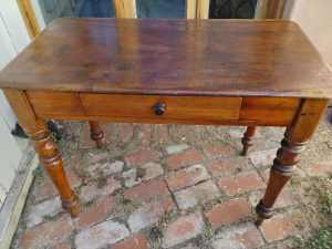 Hall table cedar antique