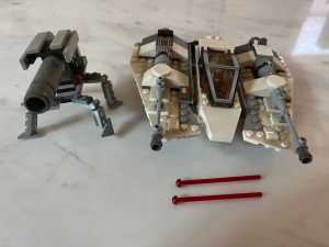 LEGO star wars separatist Iron canon and ship from empire strikes back