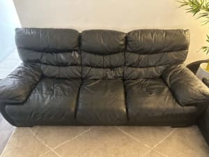 Nick Scali 3 Seater Leather Sofa Couch NEGOTIABLE