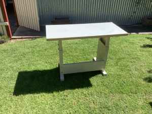 Heavy Duty stand with a wooden top