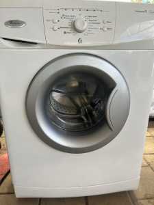 7.5kg Whirlpool washing machine with delivery,install, test n warranty