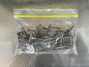 STAINLESS STEEL SCREWS A MUST FOR BOAT OWNERS 100 SCREWS ===$5