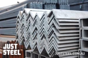 Hot Dipped Galvanised Equal Steel 100x100x6mm Angle Bar 6mtr long