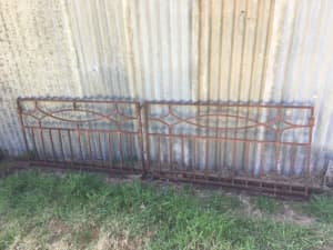 Vintage Wrought Iron Gates x 3