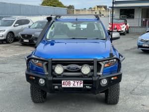 2017 Ford Ranger PX MkII 2018.00MY XLS Double Cab Blue 6 Speed Sports Automatic Utility