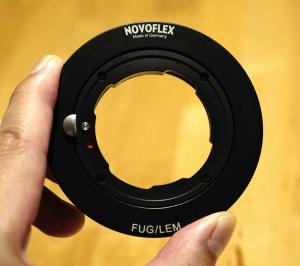 Novoflex FUG/LEM Leica Lenses to Fujifilm GFX camera adapter