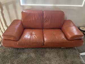 Genuine Italian Leather Sofa