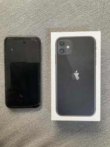 iPhone 11 black 64 gb