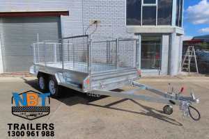 12x6 Heavy Duty Fully Welded Tandem Trailer with 900mm Cage ATM 3200KG