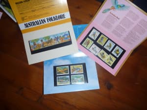 Stamp collection Hundreds of Australian stamps 1st issues full years