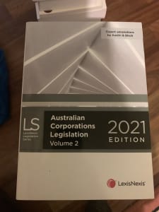 Australian Corporations Legislation Volumes 1 & 2 – 2021 Edition