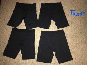 4x KIDS unisxex compression shorts-size 12 new and near new !!