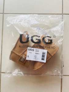 AUSTRALIAN UGG Baby Sheepskin Wool Booties Brand New Colour: Chestnu