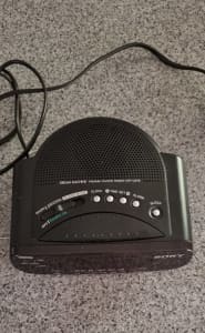 Black Sony ICF-C212 FM/AM Clock Radio with Full Power Back-up