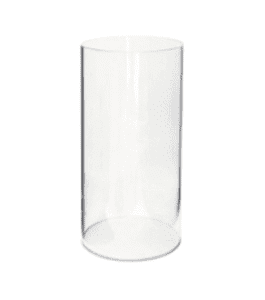 Round Acrylic Plinth Hire (Clear) - Perfect for Weddings and Parties