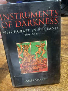4 books- Instruments of Darkness, witchcraft in England******1750.