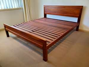 Classic, Sturdy & Dense, Heavy Hardwood Bed Frame - King - $750 o.n.o.