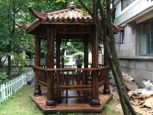 Authentic Chinese Asian Garden Pagoda Gazebo - New Bali Hut Style