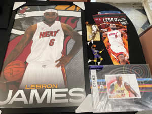 NBA Lebron and Shaq Collectables