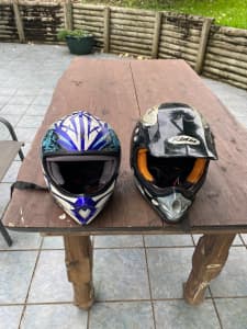 Motorbike helmets