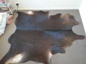 Large cow hide carpet mat floor rug 