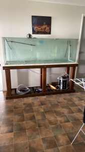 6 foot tank stand and filter