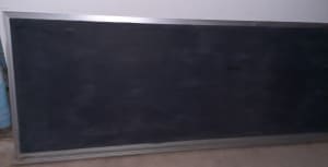 Opportunity for graffiti board! Very large blackboard.