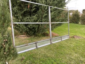 Galvanised Steel Double Gate Frames 3000mm wide x 1500mm high 
