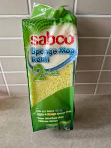 Sabco Sponge Mop Refill 2 Pack