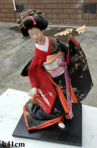 2 Japanese Geisha Kimono Doll, $40 for both
