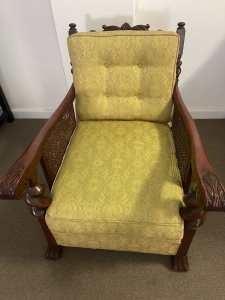 Antique lounge chair