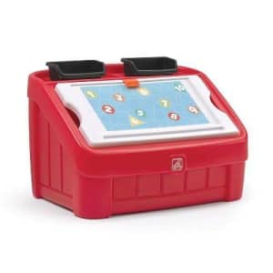 Step2 2-In-1 Toy Box & Art Lid Red