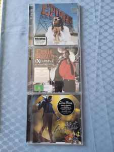 Chris Brown and T-pain cds ($20 all three)