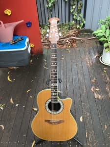 Celebrity (Ovation) CC57 thin body acoustic/electric guitar