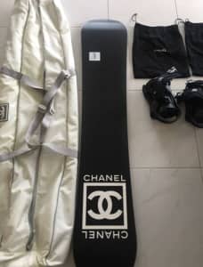Authentic Chanel CC Logo vintage snowboard $9,500