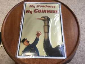 My Goodness My Guinness tin sign (reproduction)