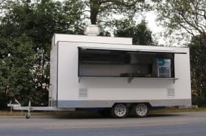 Fully Fitted 4M Food Trailer Kebab Food Van Ready to GO