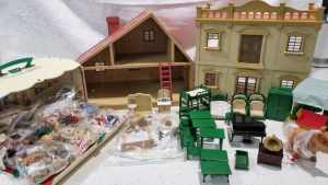 Sylvanian family, houses, furniture and families