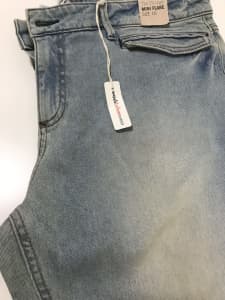 Vintage Mini Flare Jeans size 16