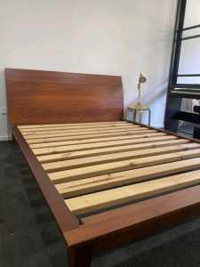 Timber queen bed frame