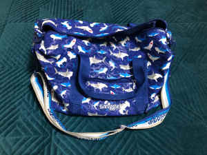 Smiggle Blue Shark Carry Bag