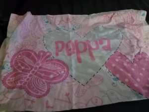 Peppa Pig single sized reversible doona cover