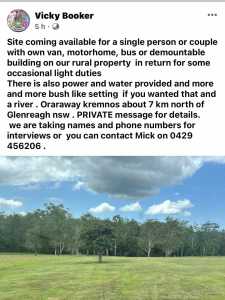 A site coming available read the photo. Also hay and containers 4 sale